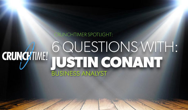 CrunchTimer Spotlight 6 Questions with Justin Conant CrunchTime!